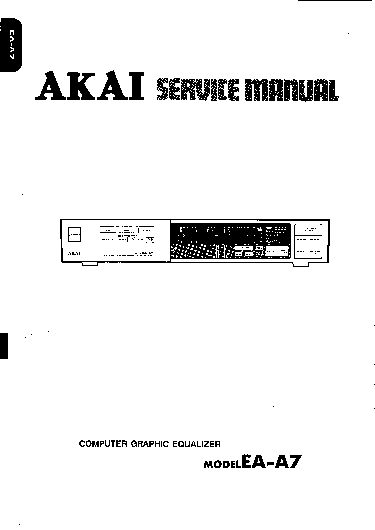 AKAI EA-A7 service manual (1st page)