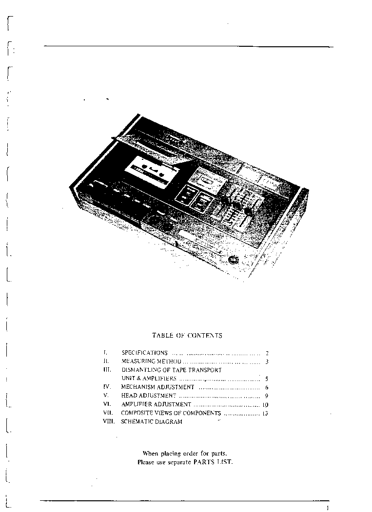 AKAI GXC-40D SM service manual (2nd page)