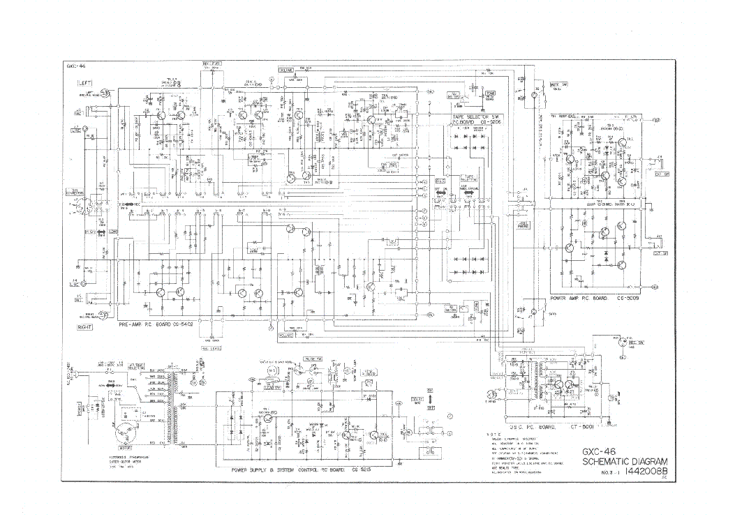 AKAI GXC-46 46D SCH service manual (1st page)