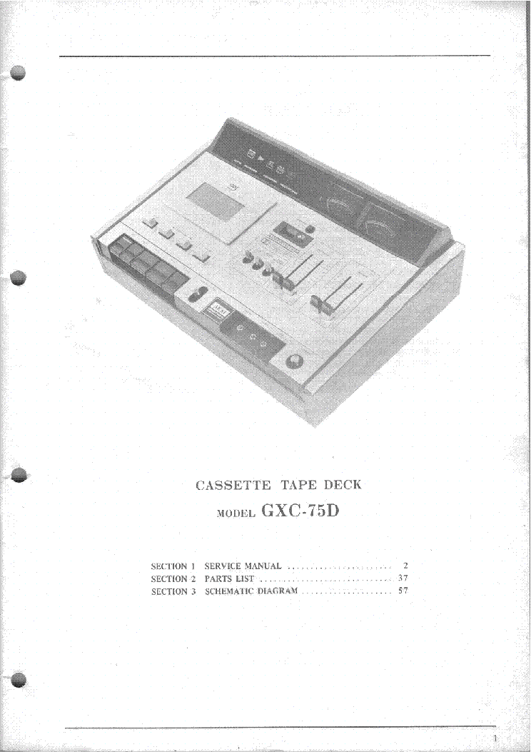 AKAI GXC-75D SM service manual (2nd page)