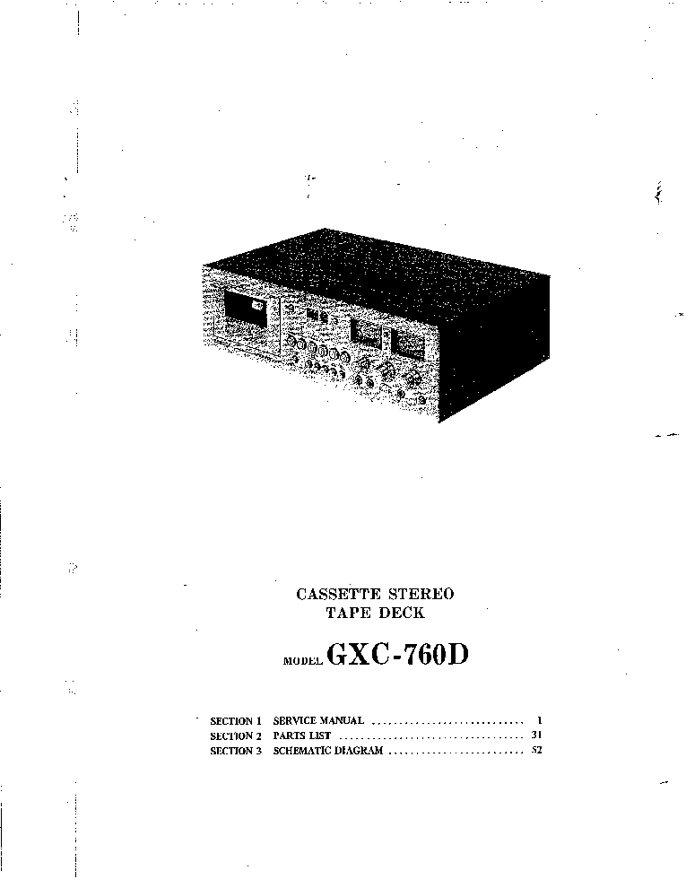 AKAI GXC-760D service manual (2nd page)