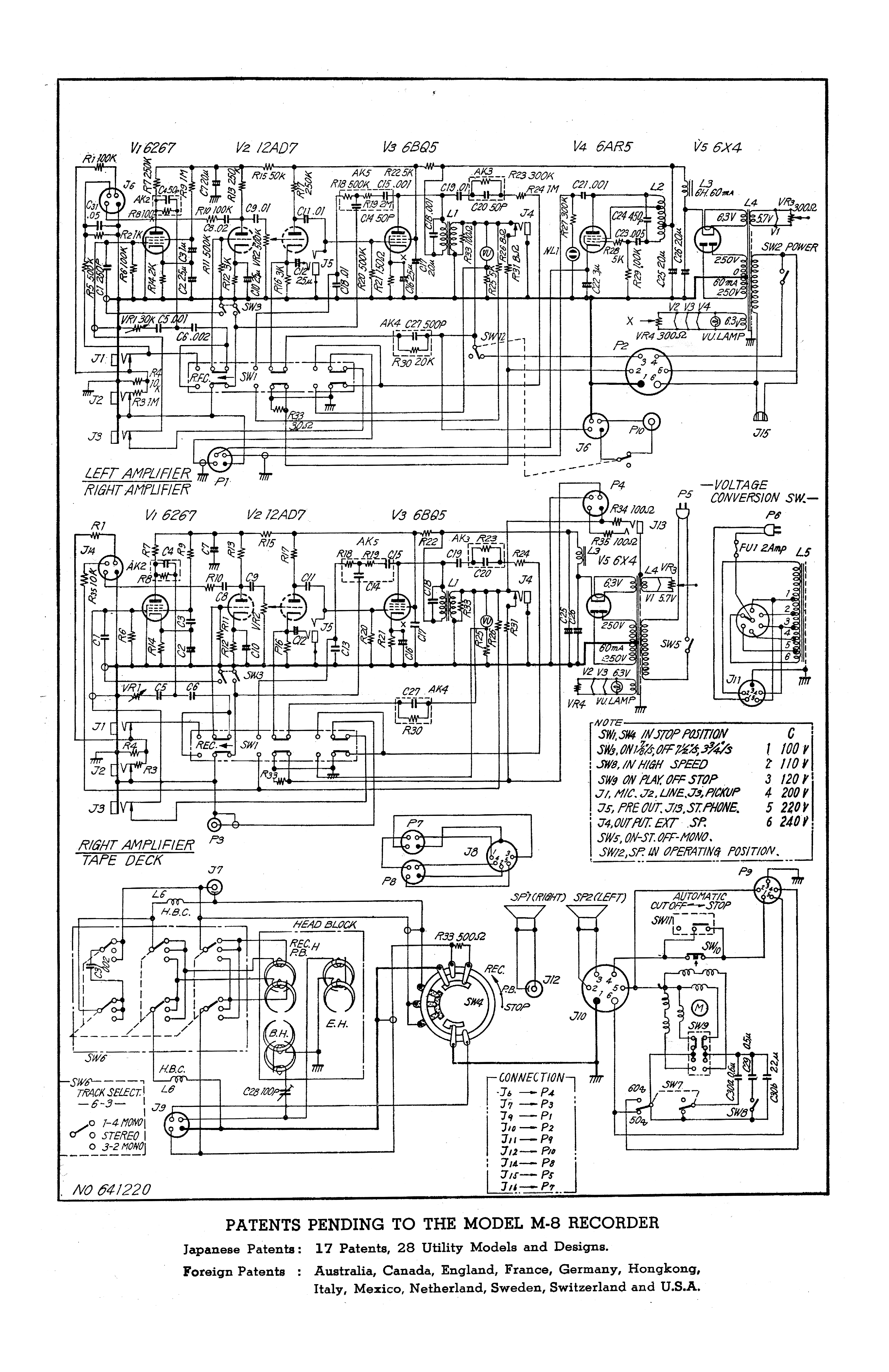 AKAI M-8 M8 SCH service manual (2nd page)