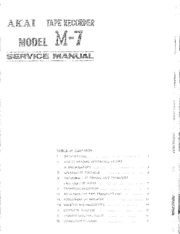 AKAI M7 SM service manual (1st page)