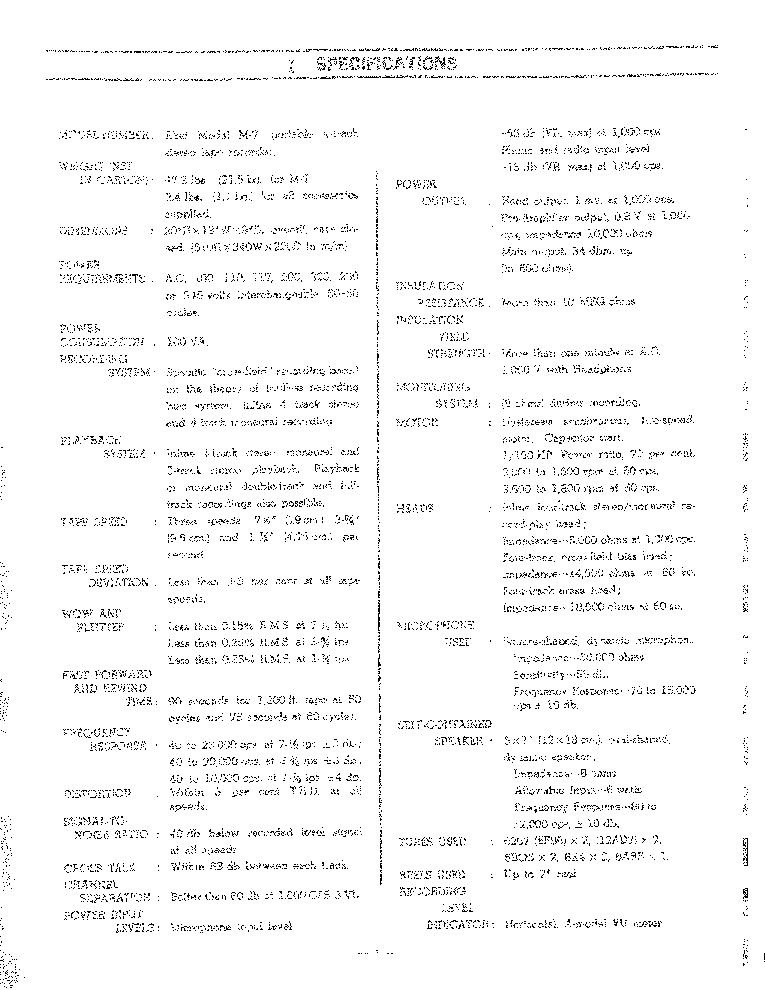 AKAI M7 SM service manual (2nd page)
