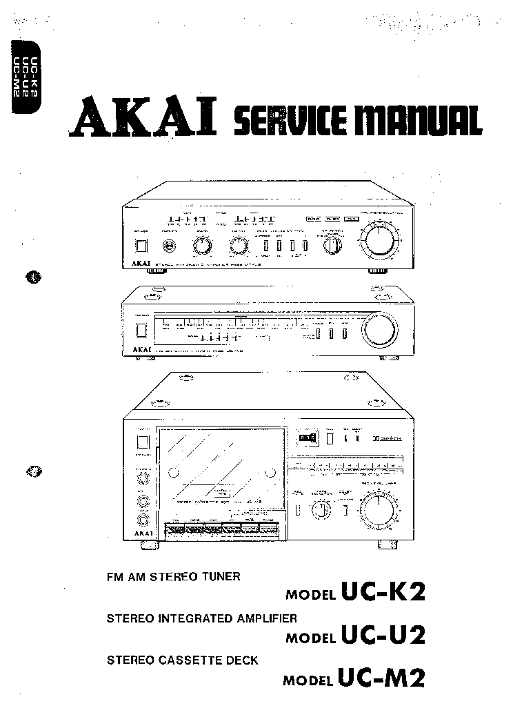 AKAI UC-K2 UC-U2 UC-M2 service manual (2nd page)