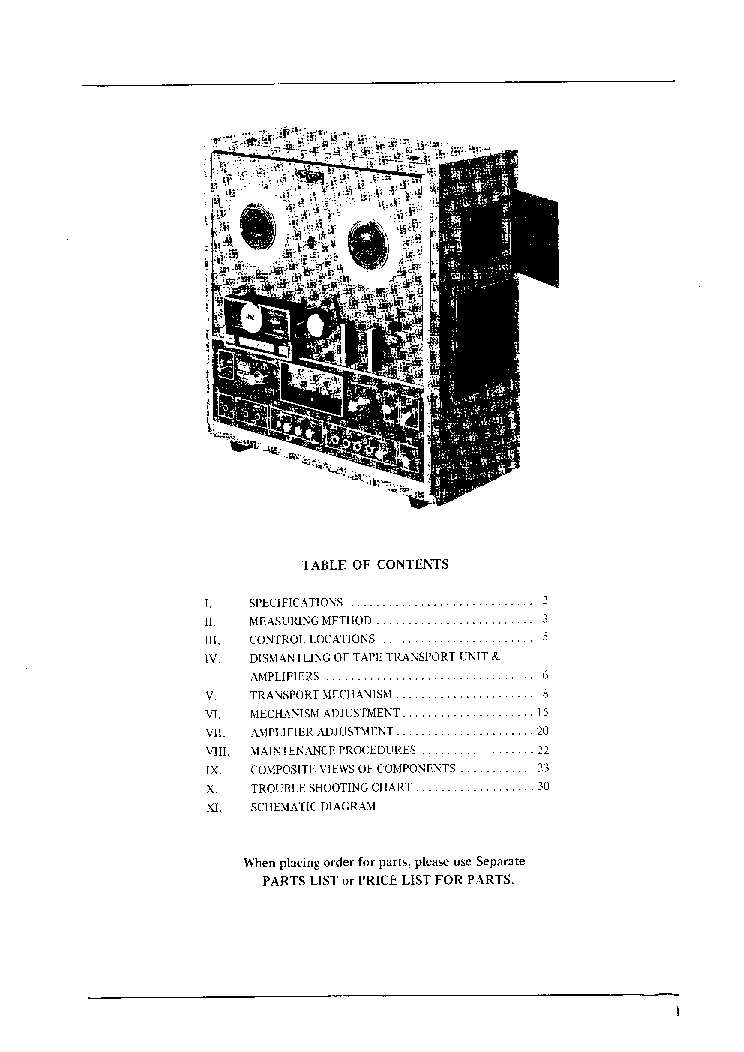 AKAI X-1810 X-1810D service manual (2nd page)