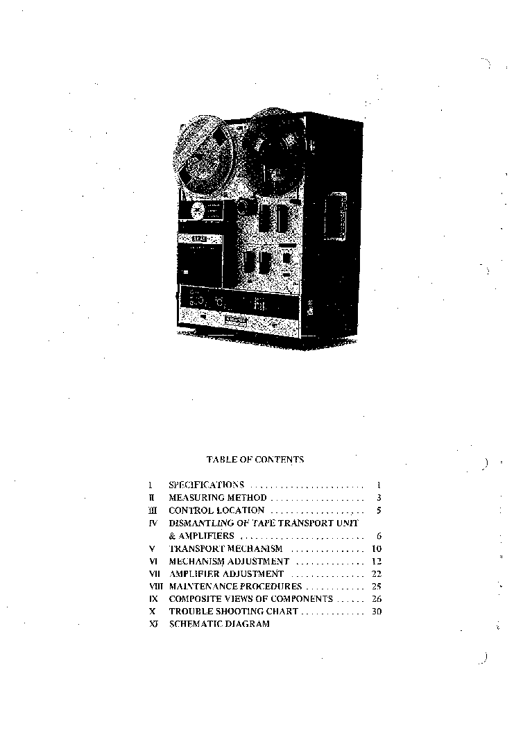 AKAI X-2000SD SM service manual (2nd page)