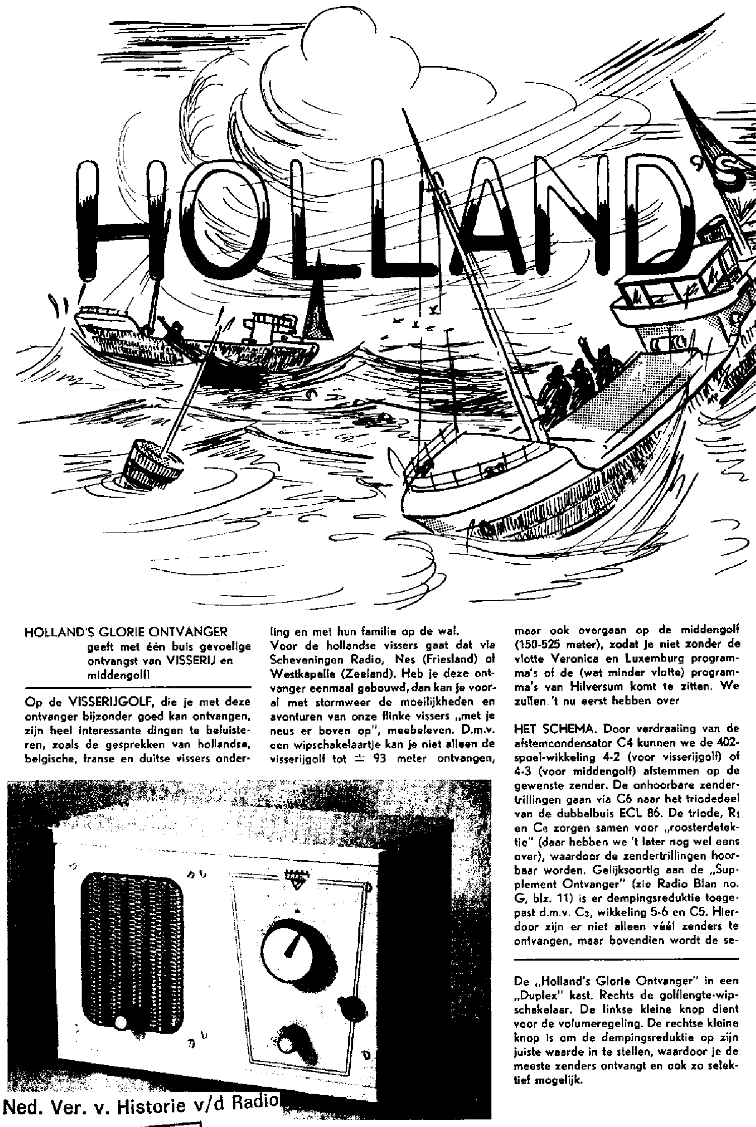 AMROH HOLLANDSGLORIE SEEFUNK LW RECEIVER SM service manual