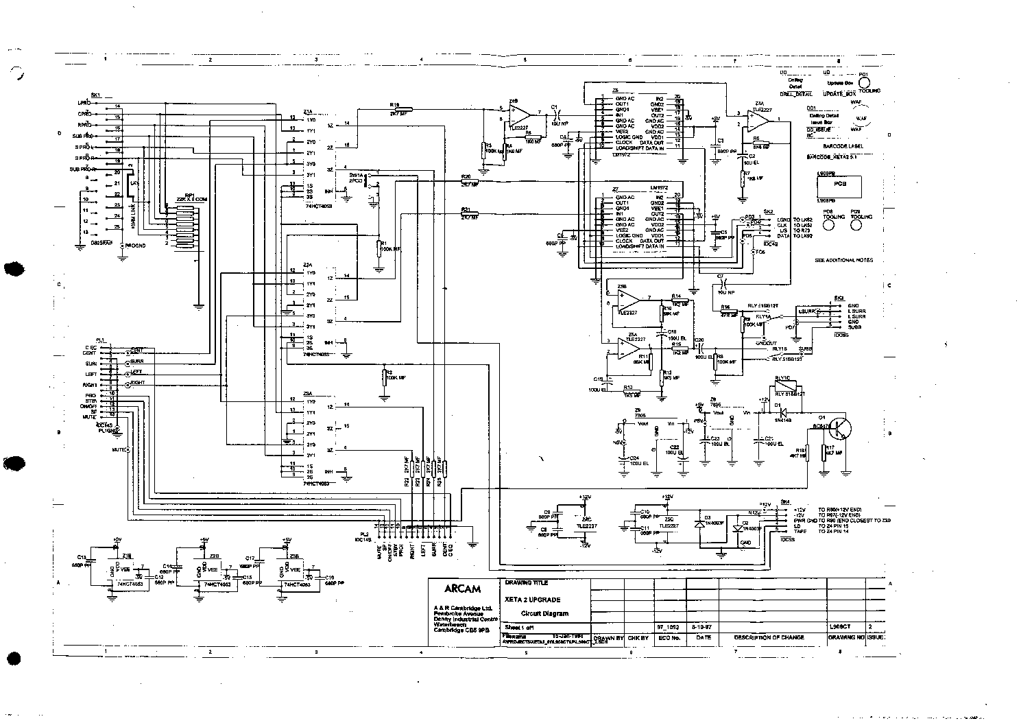 ARCAM XETA2 5.1 AMPLIFIER SM service manual