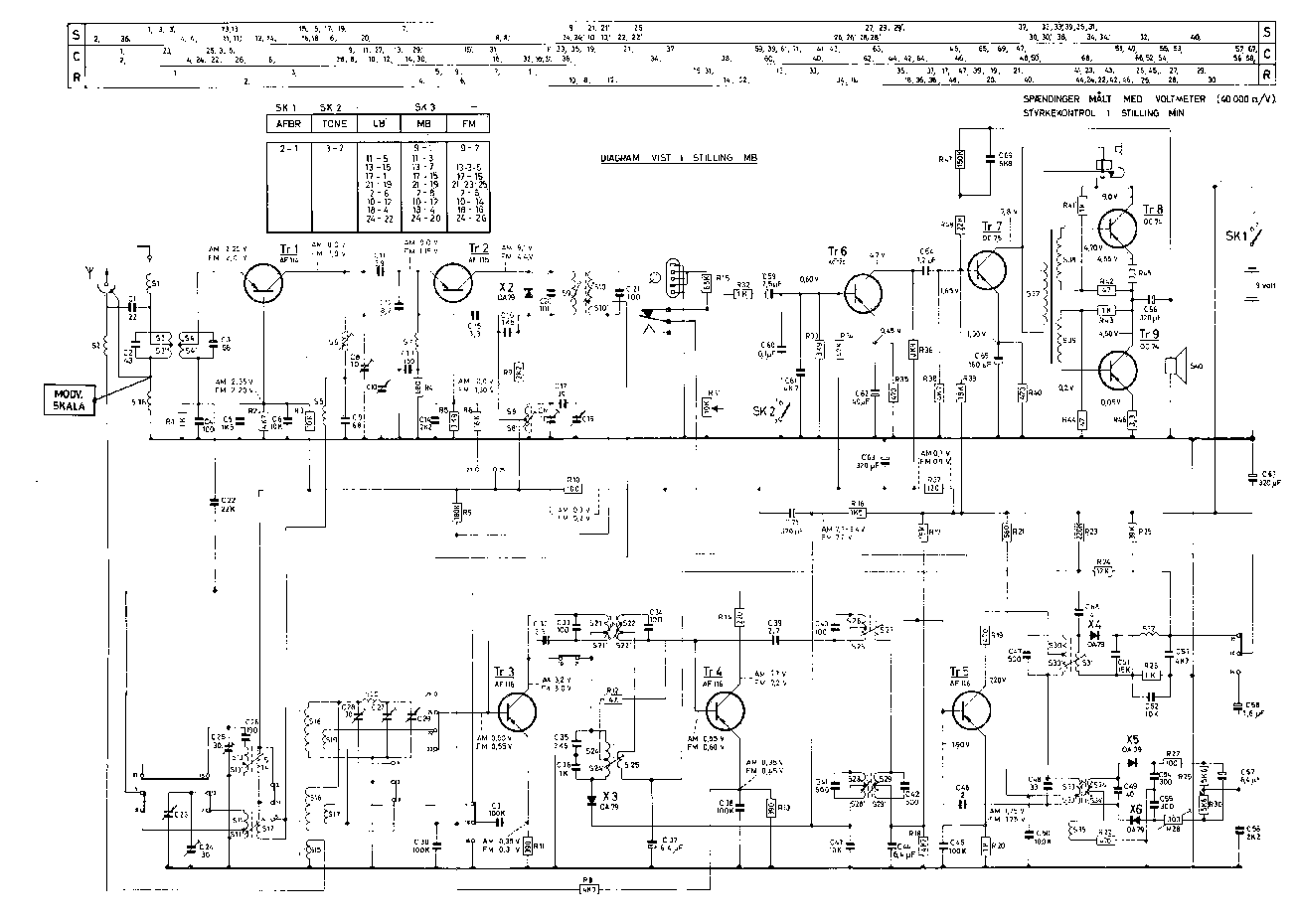 ARISTONA MD7220T 1963 SCH service manual