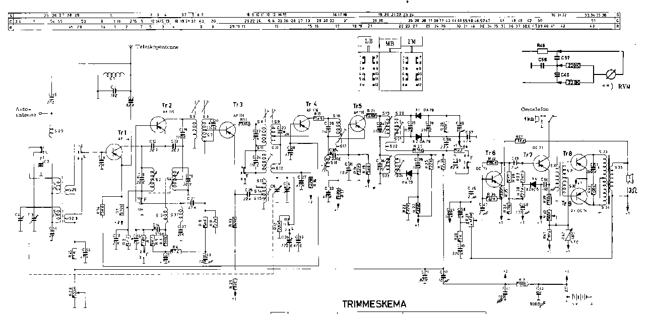 ARISTONA T931 1963 SCH service manual