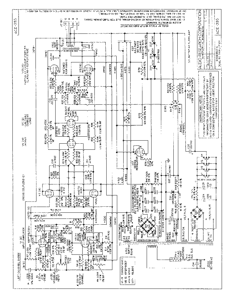 AUDIO-RESEARCH D51 Service Manual download, schematics, eeprom, repair