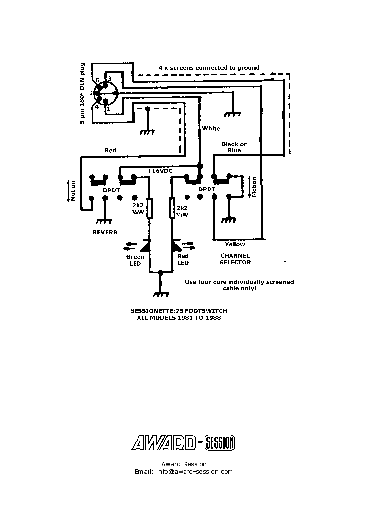 AWARD SG75-FS2V service manual