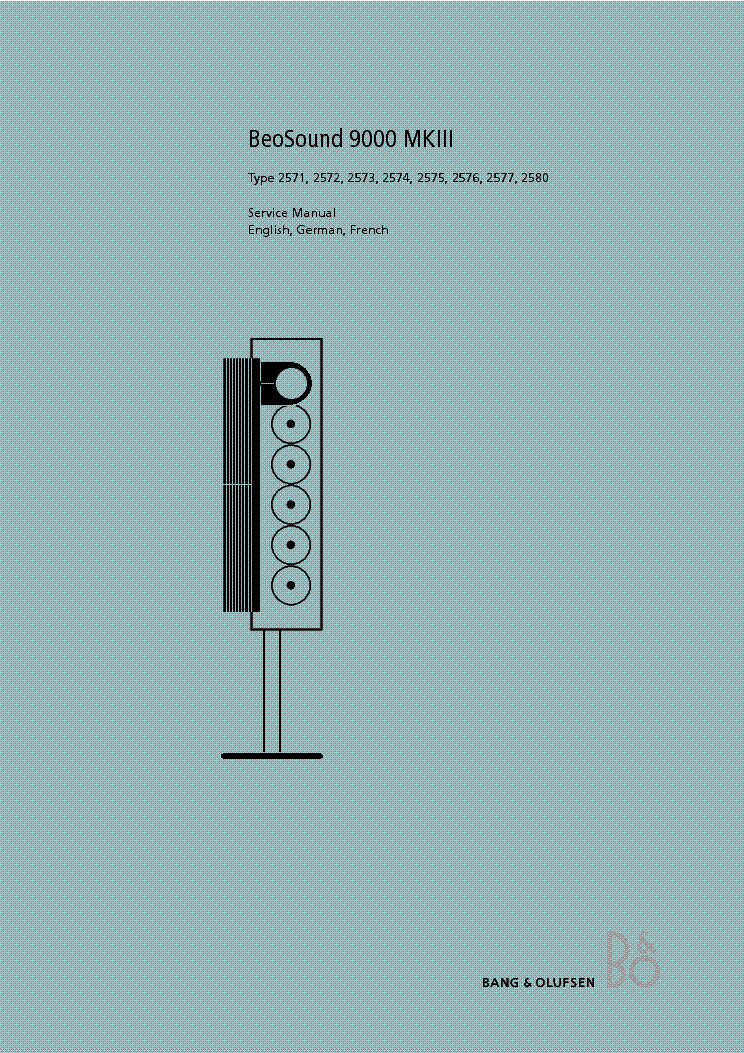 Bang Olufsen Beosound 9000 Mk3 Sm Service Manual Download Schematics Eeprom Repair Info For Electronics Experts