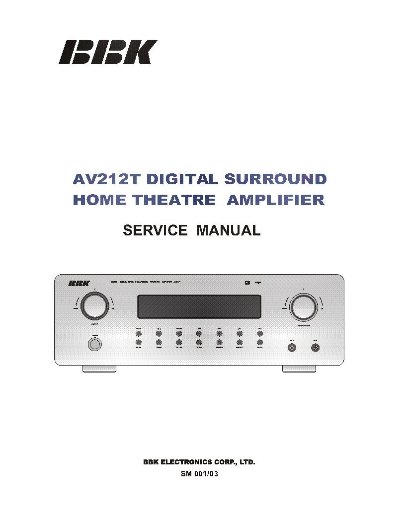 Схема bbk av212t