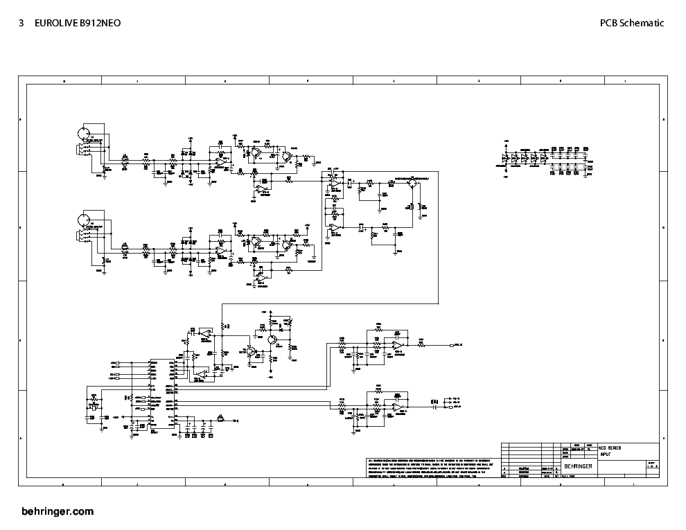 Behringer bxl1800 схема