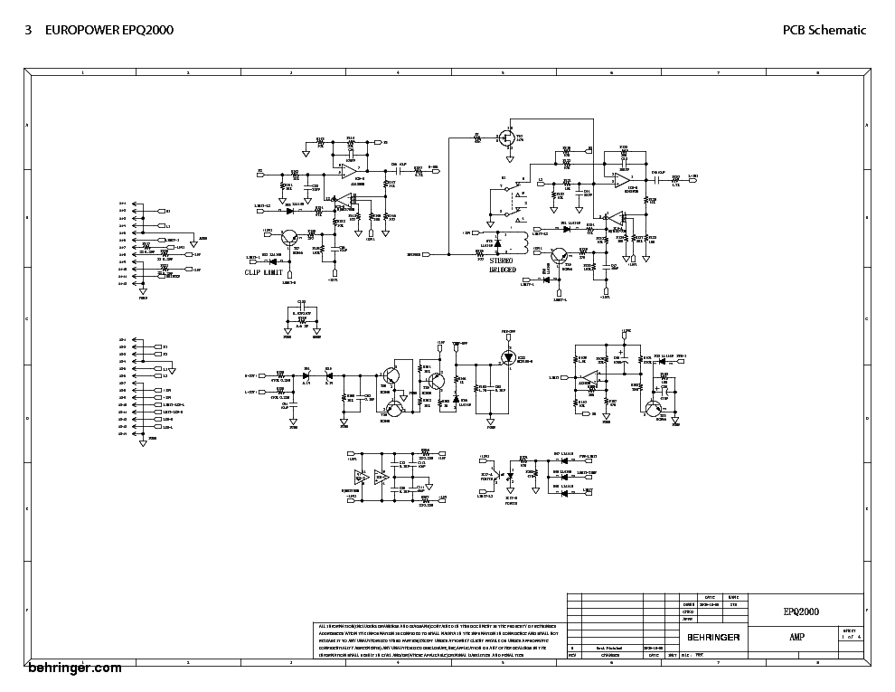 Behringer ep2500 схема