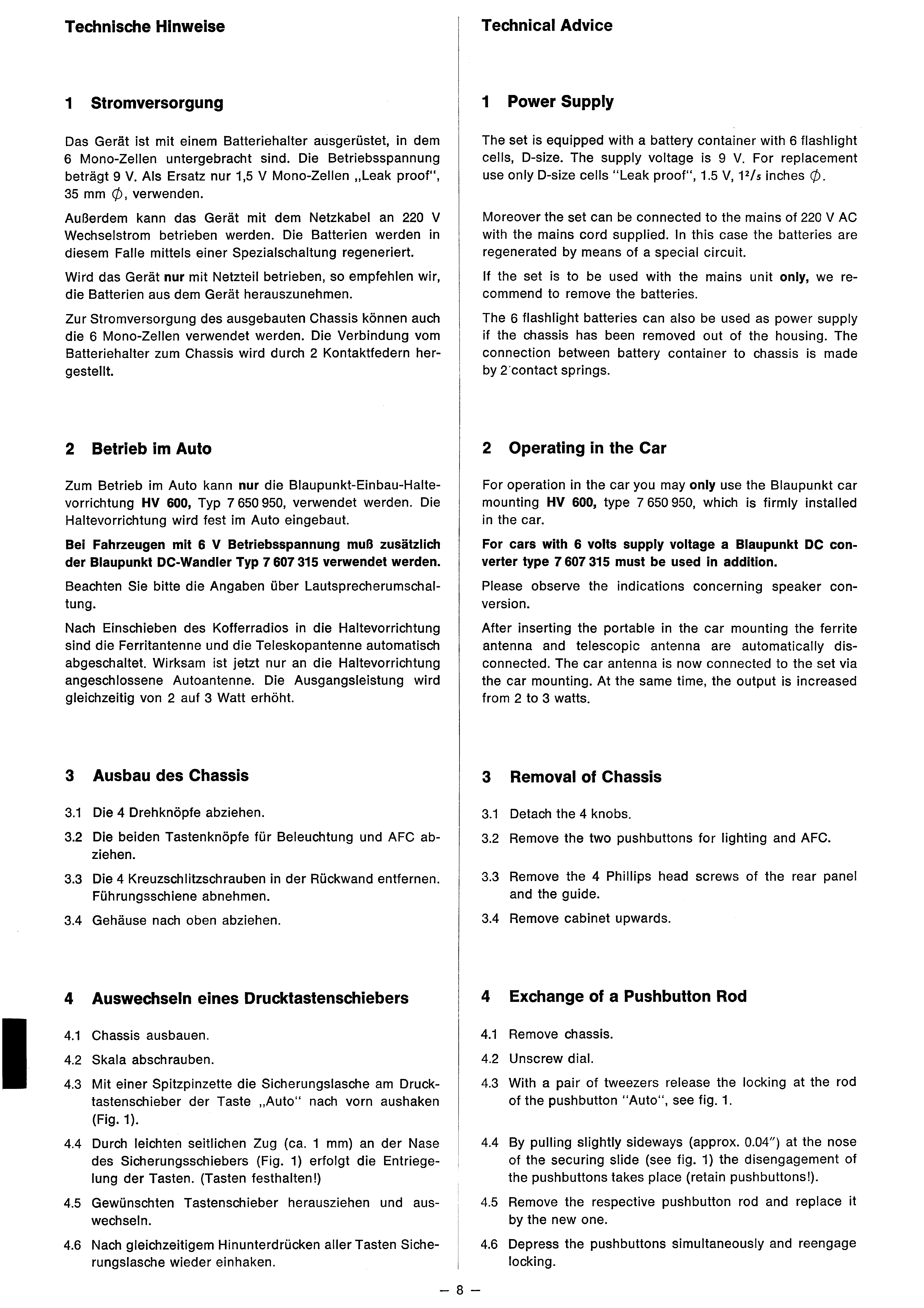 BLAUPUNKT DERBY COMMANDER 7651 560 561 SM service manual (2nd page)
