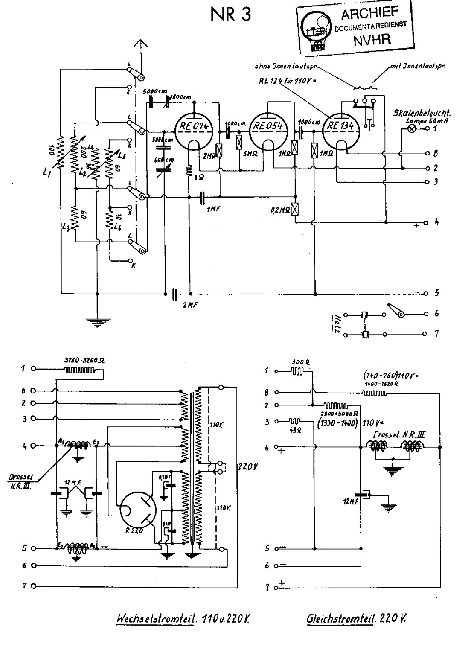 BLAUPUNKT NRIII RECEIVER SCH service manual