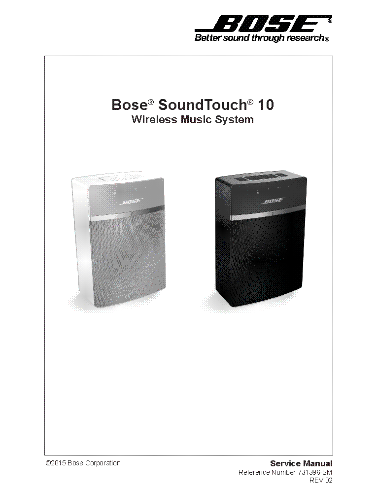 Bose SOUNDTOUCH 10. Bose Sound.