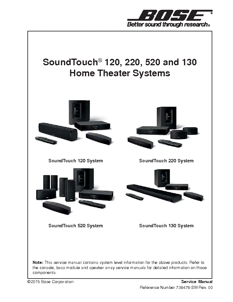 User manual Bose SoundTouch 220 (English - 40 pages)