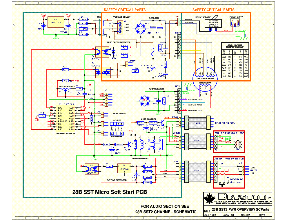 Bryston 4b sst2 схема