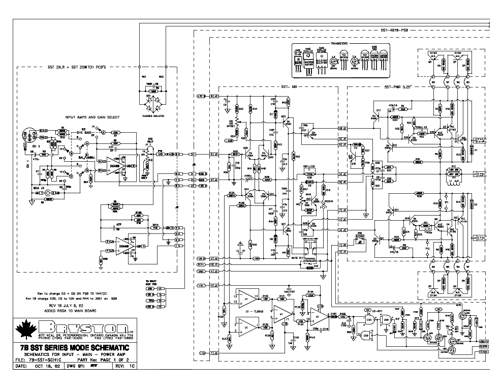 Bryston 4b sst2 схема