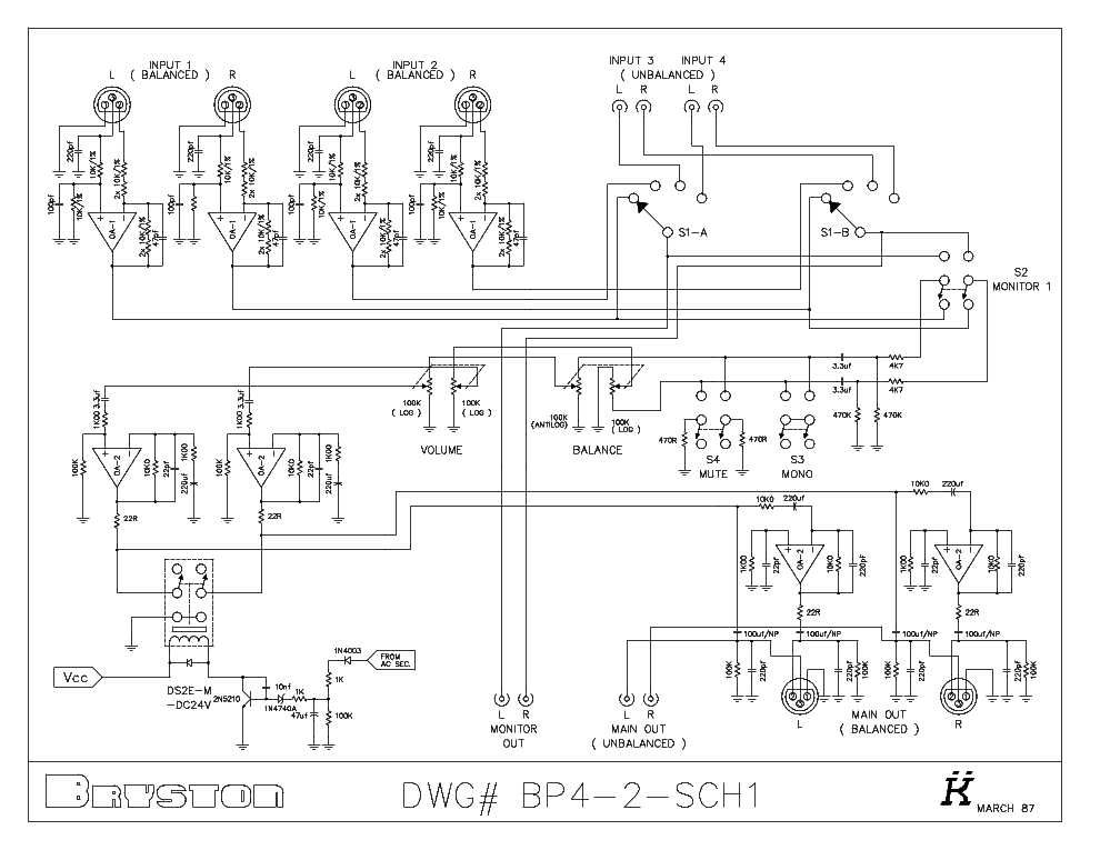 Bryston 4b sst2 схема