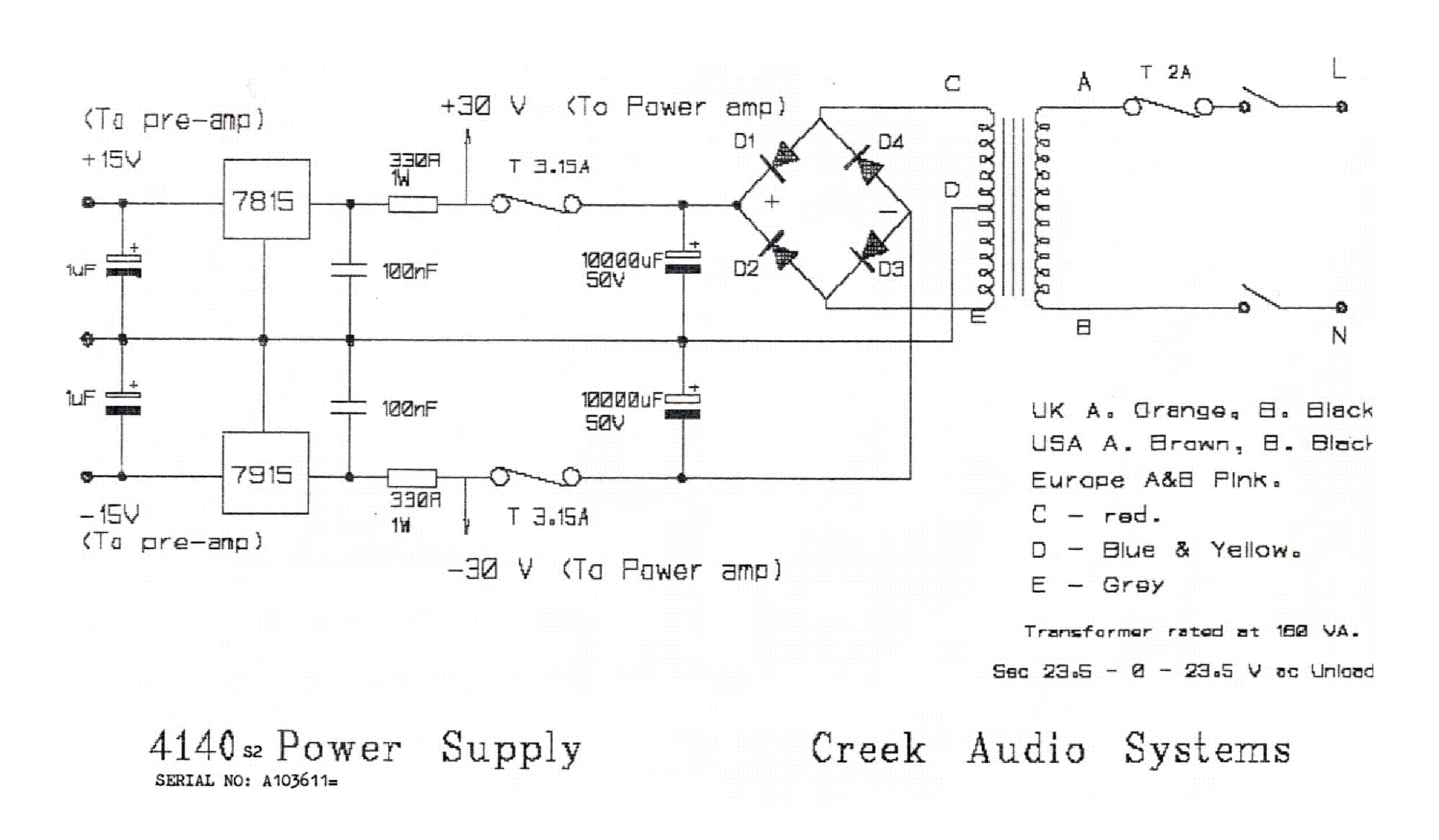 英国 Creek Audio System 4140 S2 動作品 - オーディオ機器