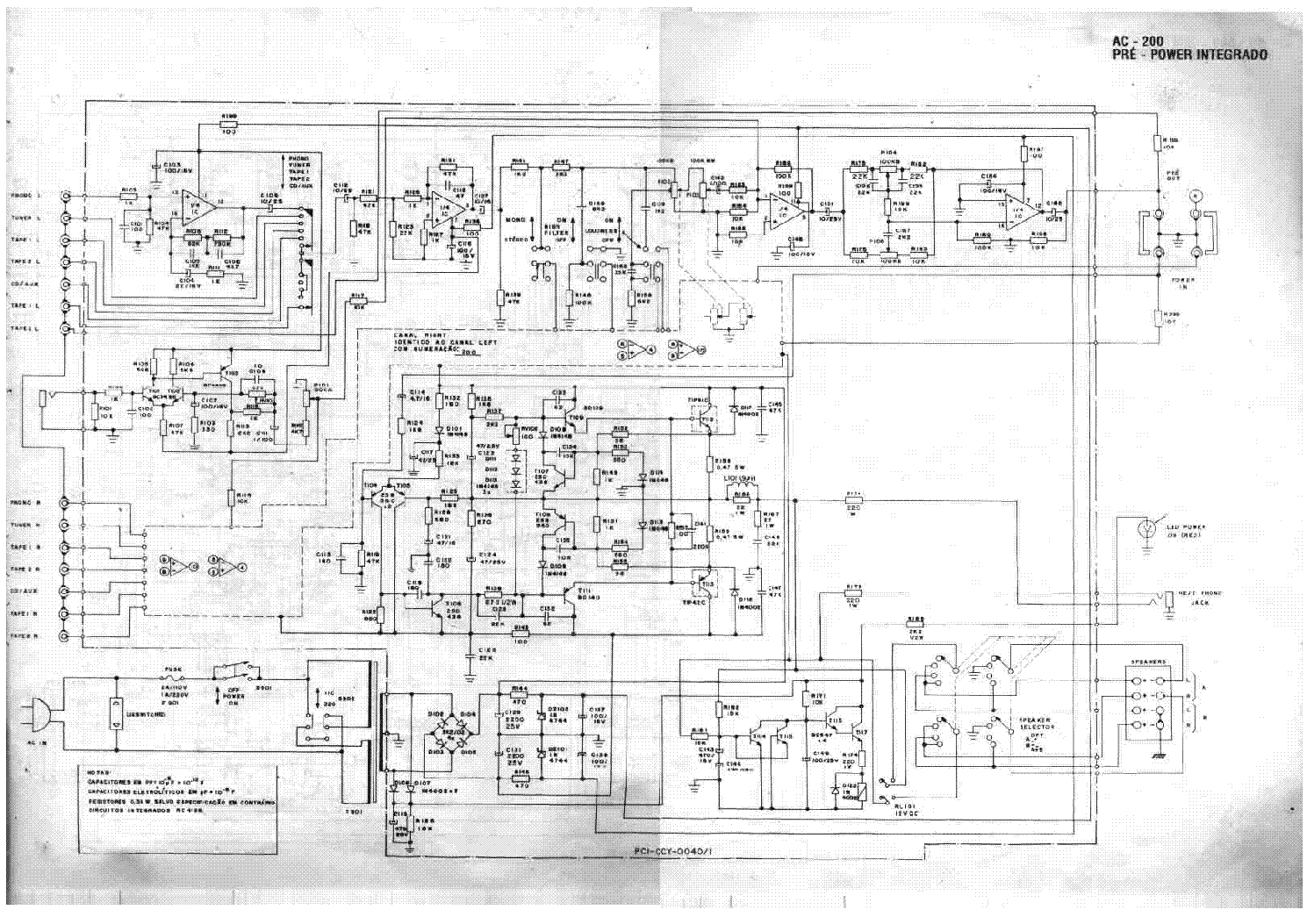 CYGNUS AC-200 Service Manual download, schematics, eeprom, repair info ...