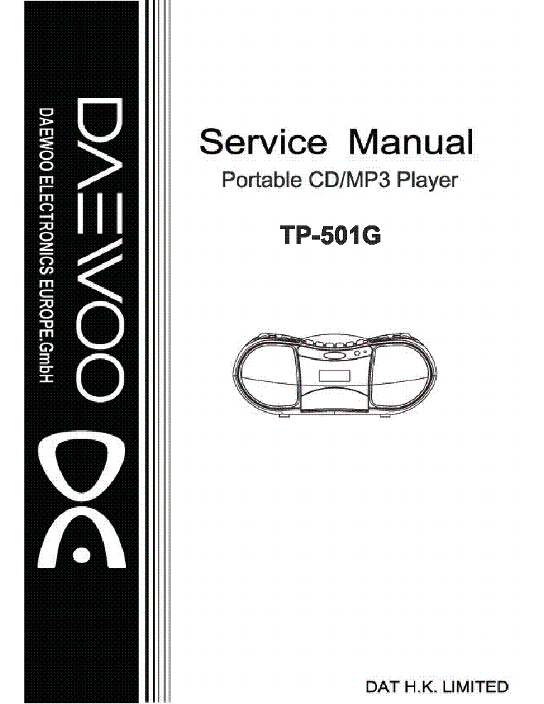 Daewoo service manual