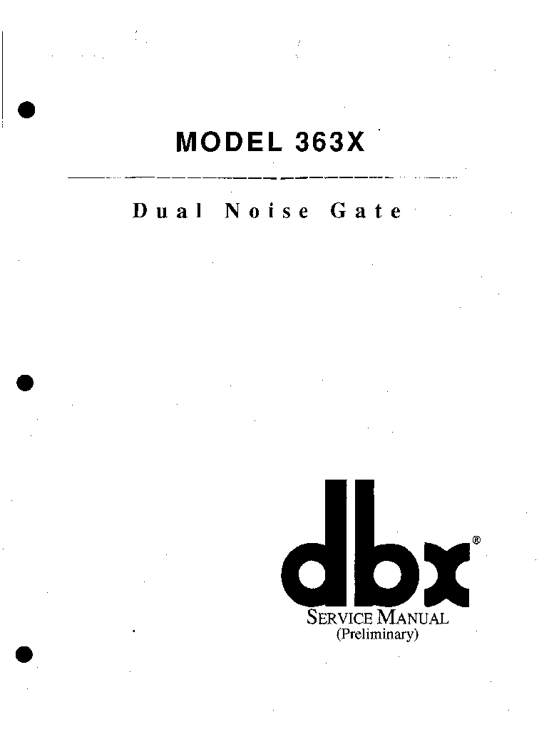 DBX 3BX-DS Service Manual download, schematics, eeprom DBX 3BX-DS Service Manual download, schematics, eeprom