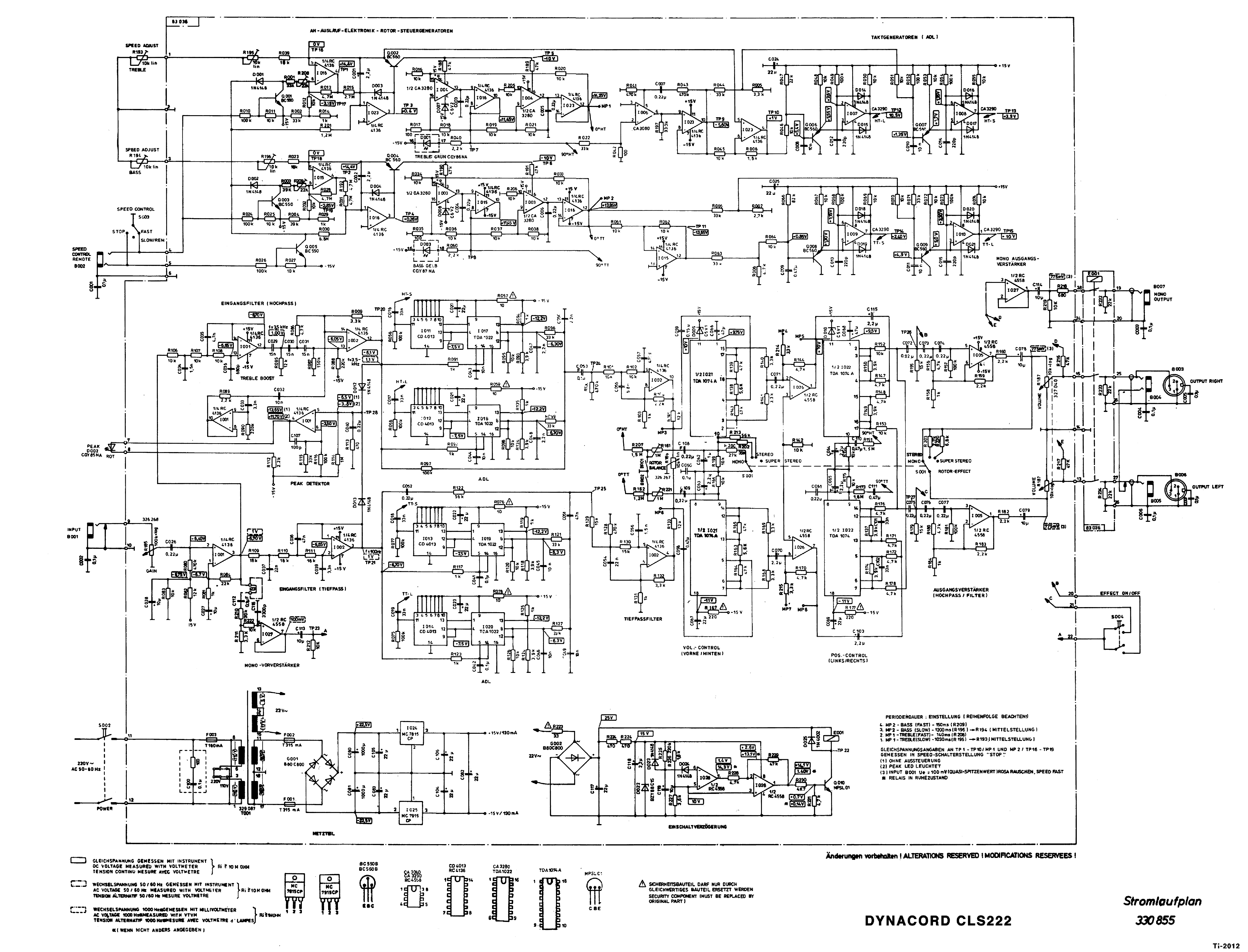 Dynacord powermate 1000 схема