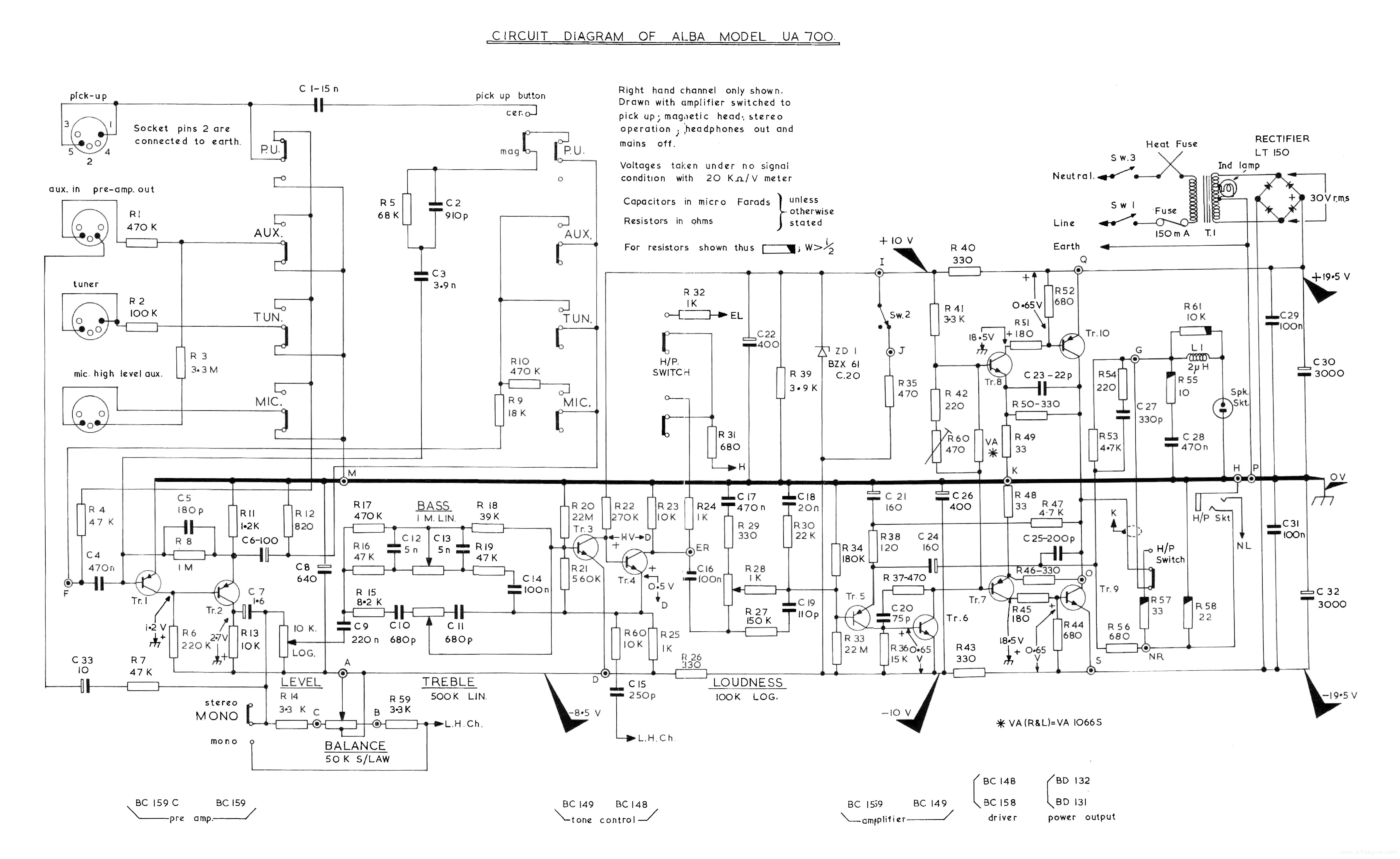 M61538fp схема включения