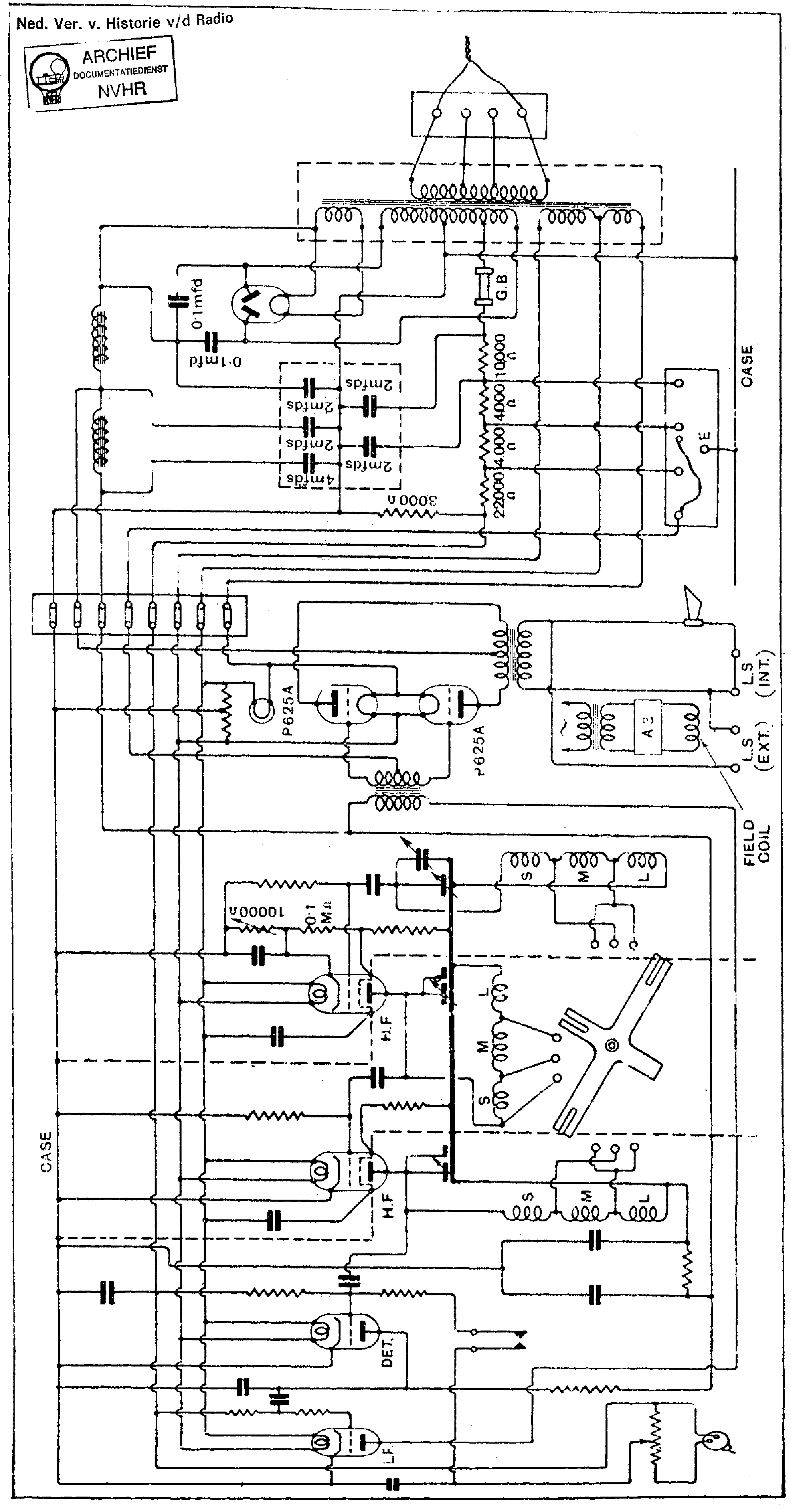 BURNDEPT 1850 RECEIVER SCH Service Manual download, schematics, eeprom ...