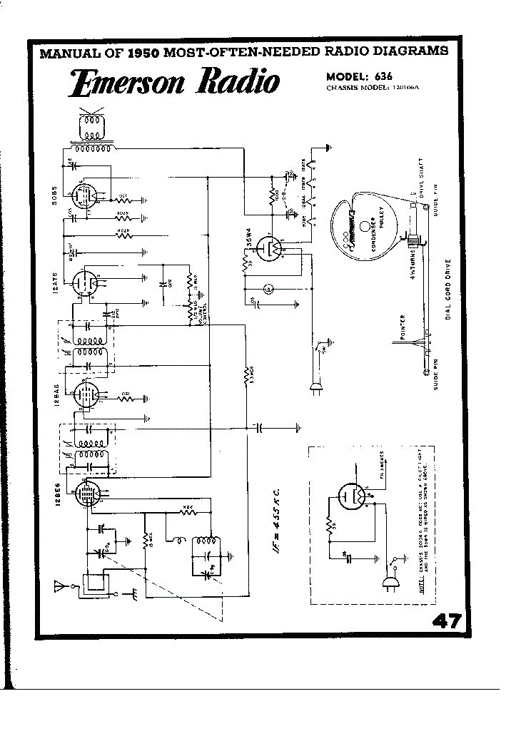 EMERSON 636 SCH Service Manual download, schematics, eeprom, repair