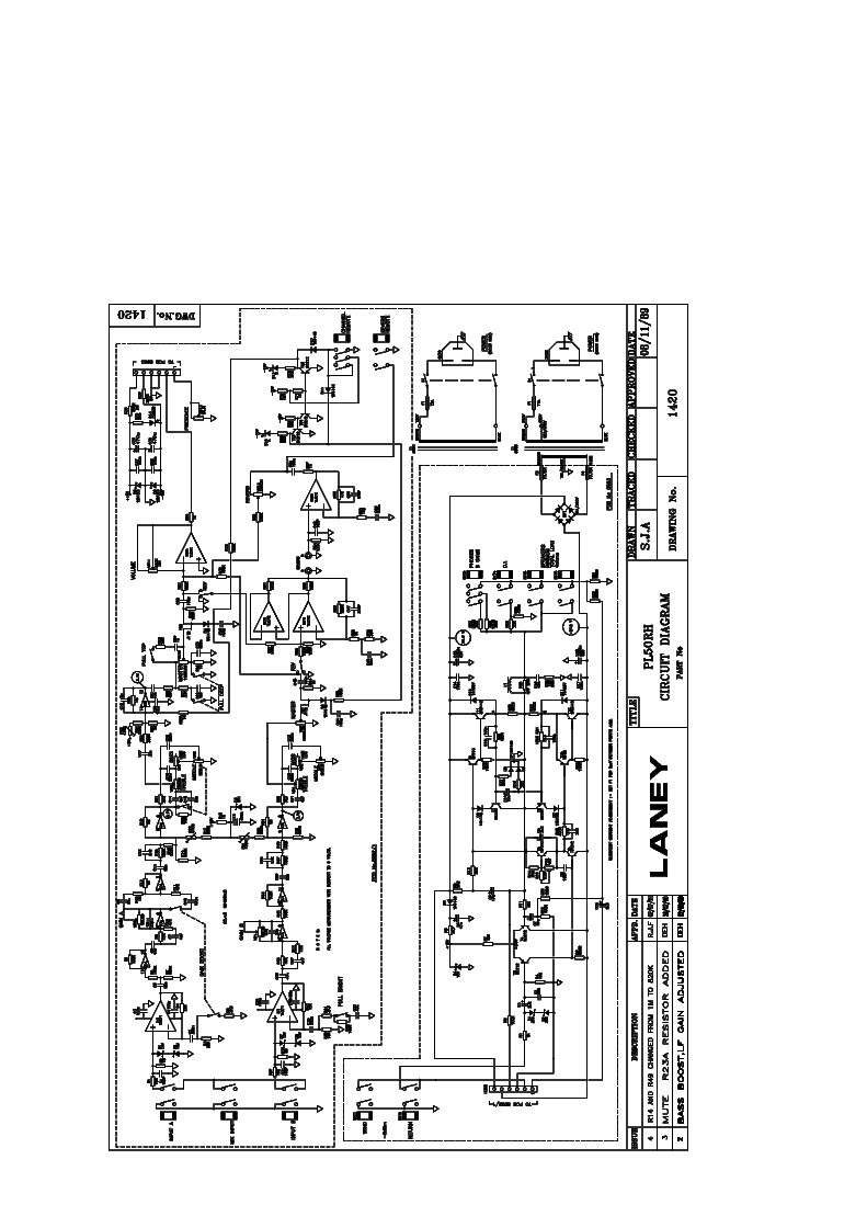 LANEY PL50RH SCH service manual