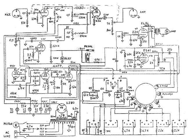 MEAZZI FACTOTUM ECHOMATIC DRUM TUBE AMPL SCH Service Manual download ...