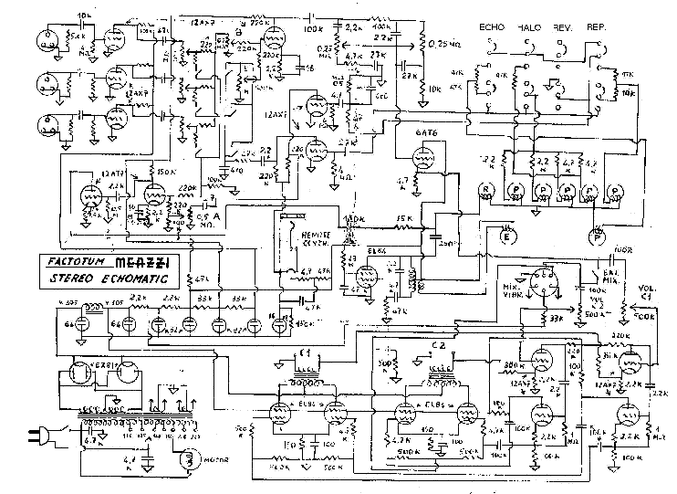 Meazzi Factotum Echomatic Tube Ampl Sch Service Manual Download 