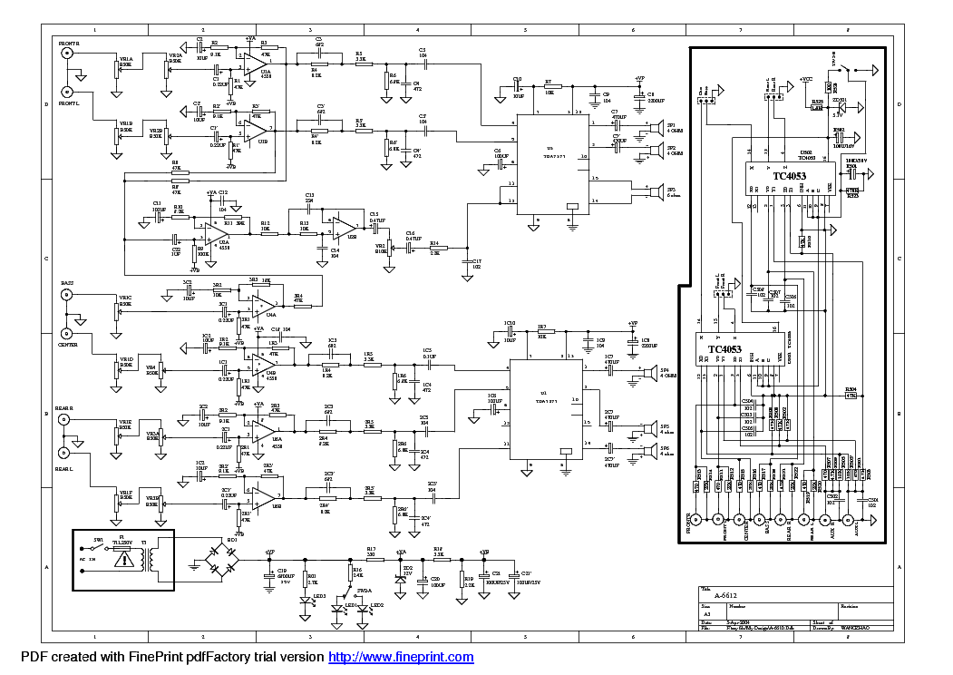 Microlab fc730 схема принципиальная электрическая