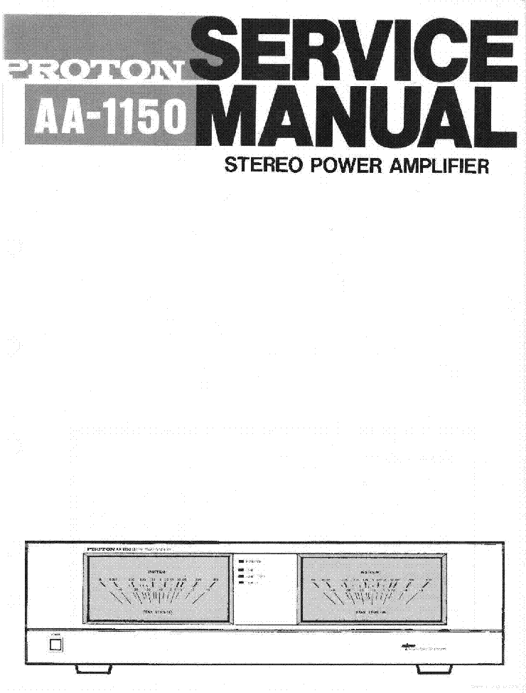 proton aa 2120 service manual