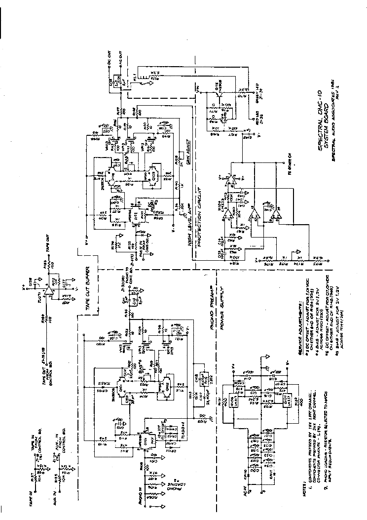 SPECTRAL DMC10 SCH Service Manual download, schematics, eeprom, repair ...