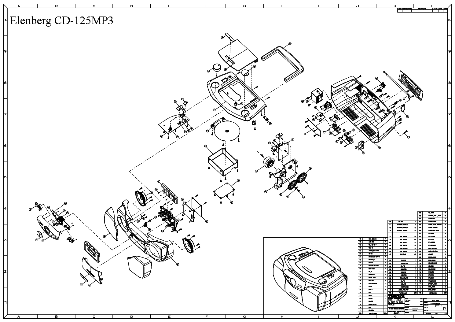 Схема elenberg cd 131mp3