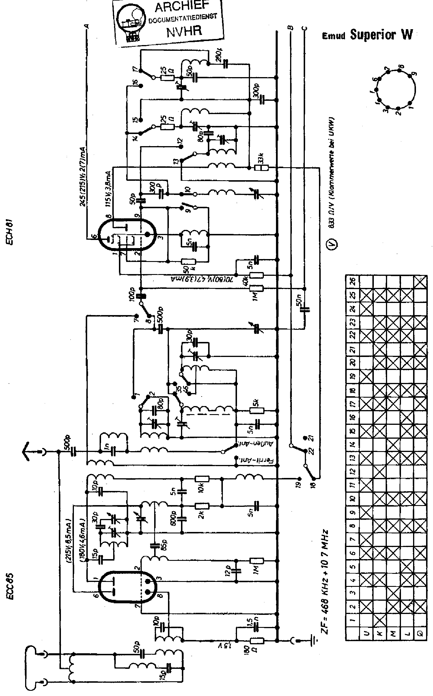 EMUD SUPERIOR W RECEIVER SCH service manual