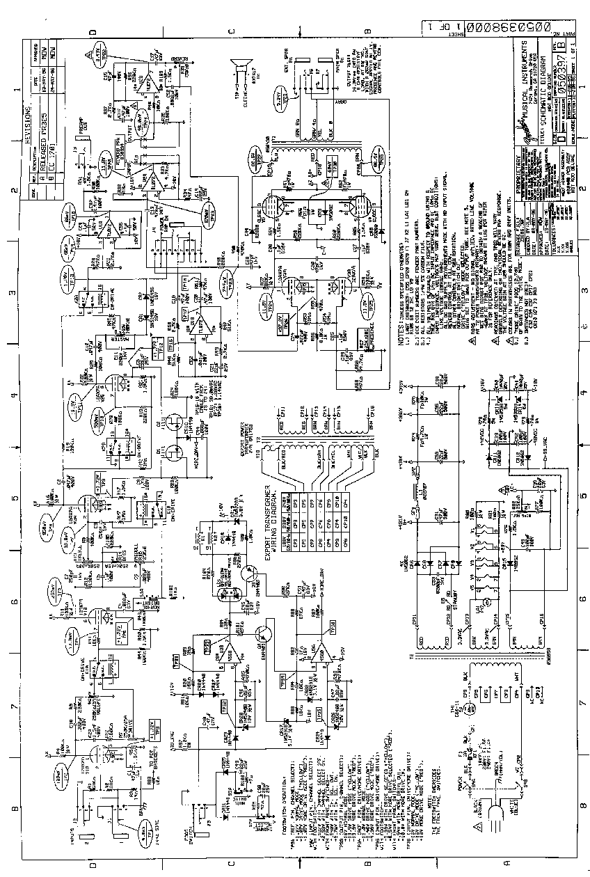 Fender Hot Rod Deluxe Schematic