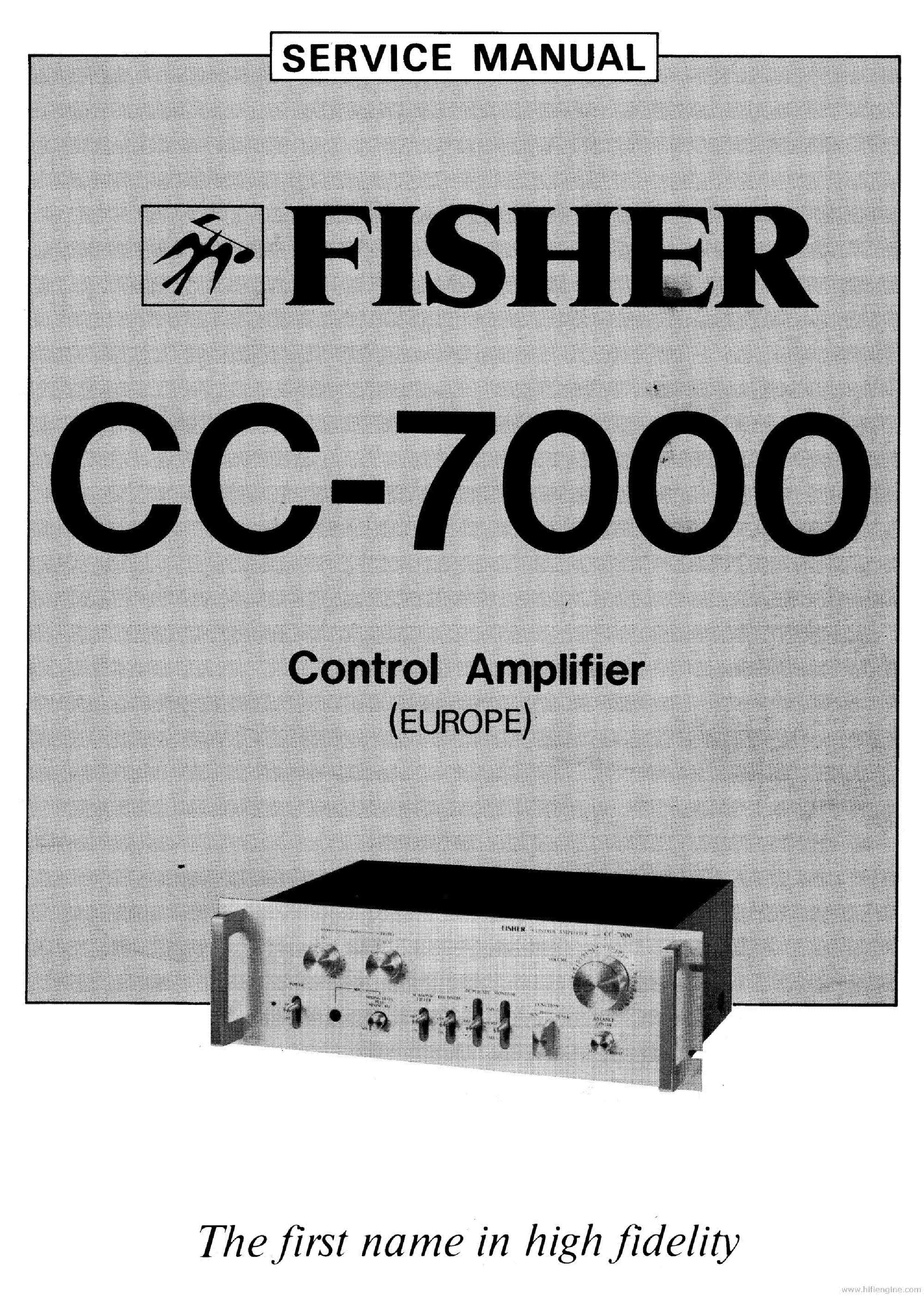 FISHER CC7000 Service Manual download, schematics, eeprom, repair info