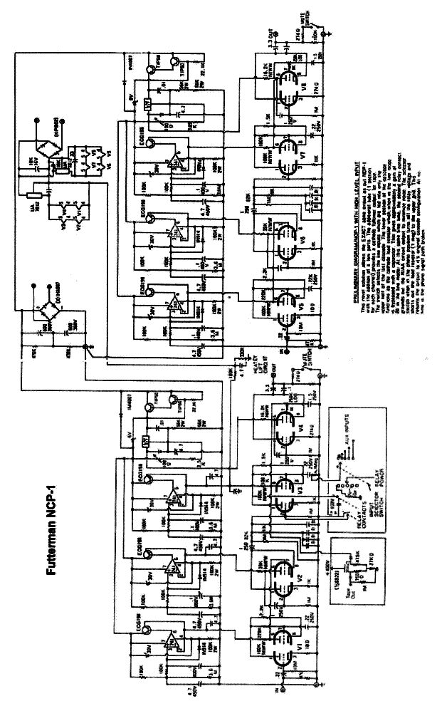 FUTTERMAN NCP-1 PREAMP SCH Service Manual download, schematics, eeprom ...