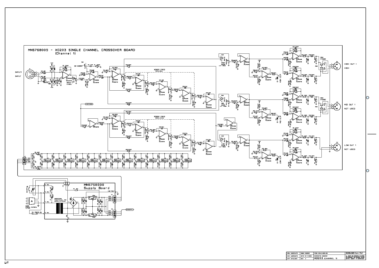 GENERALMUSIC XO202 X0203 Service Manual download, schematics, eeprom ...