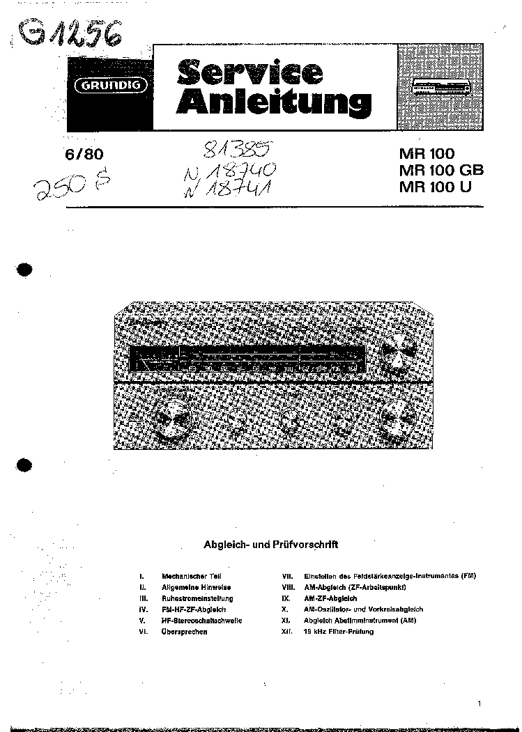 Grundig Service Manual für MCF 100 Copy 