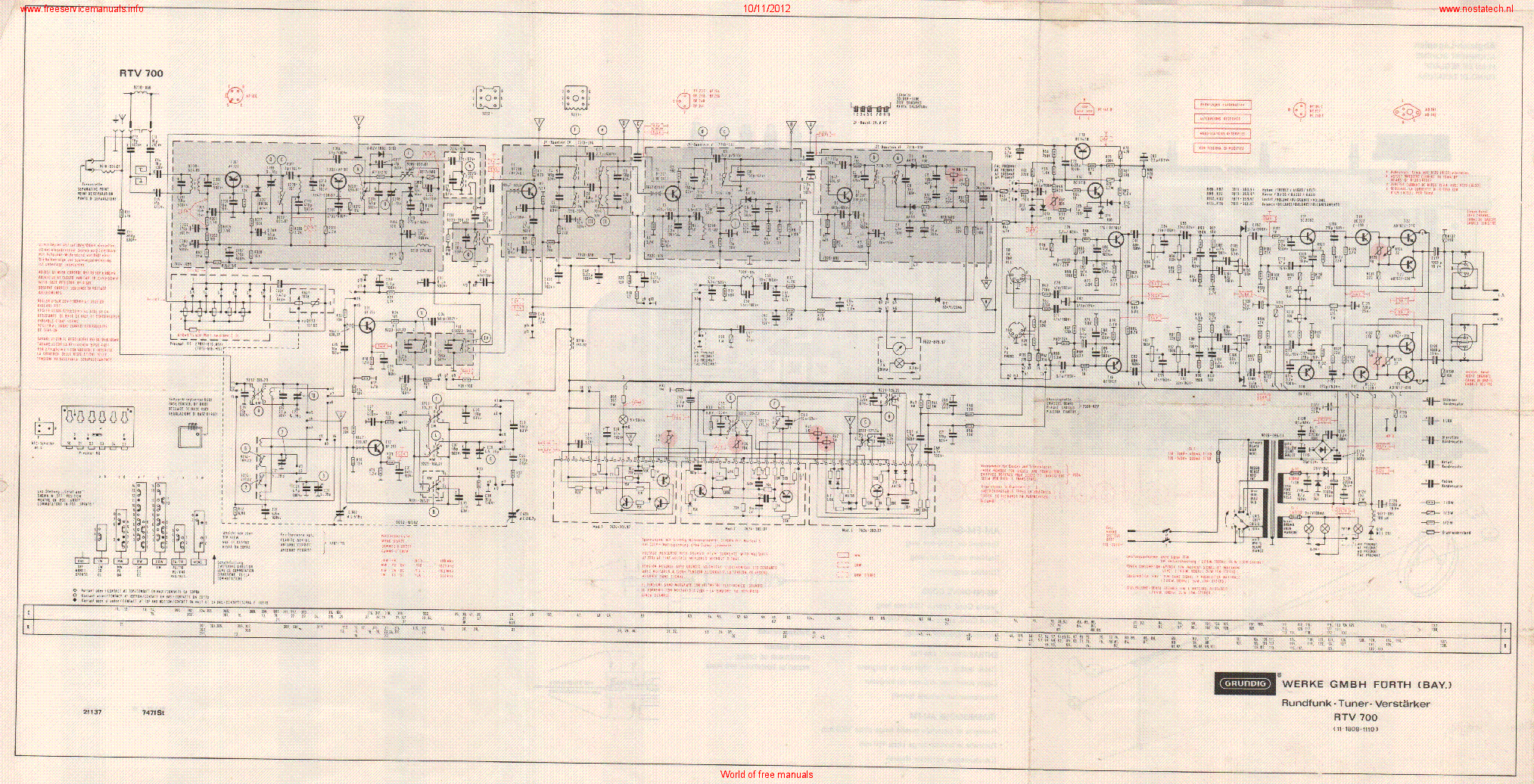 GRUNDIG RTV700 ORIG SCH service manual